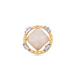 PAPYRUS MONALISA STONE AND CRYSTAL RING