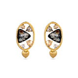 ADILA TRIANGLE SHAPED MOTHER OF PEARL HOOPS