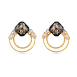 REESE MOTHER OF PEARL HOOPS