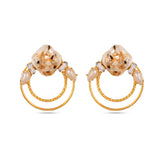 REESE MOTHER OF PEARL HOOPS